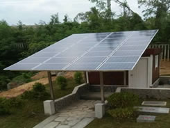 太阳能供电地埋式污水处理系统